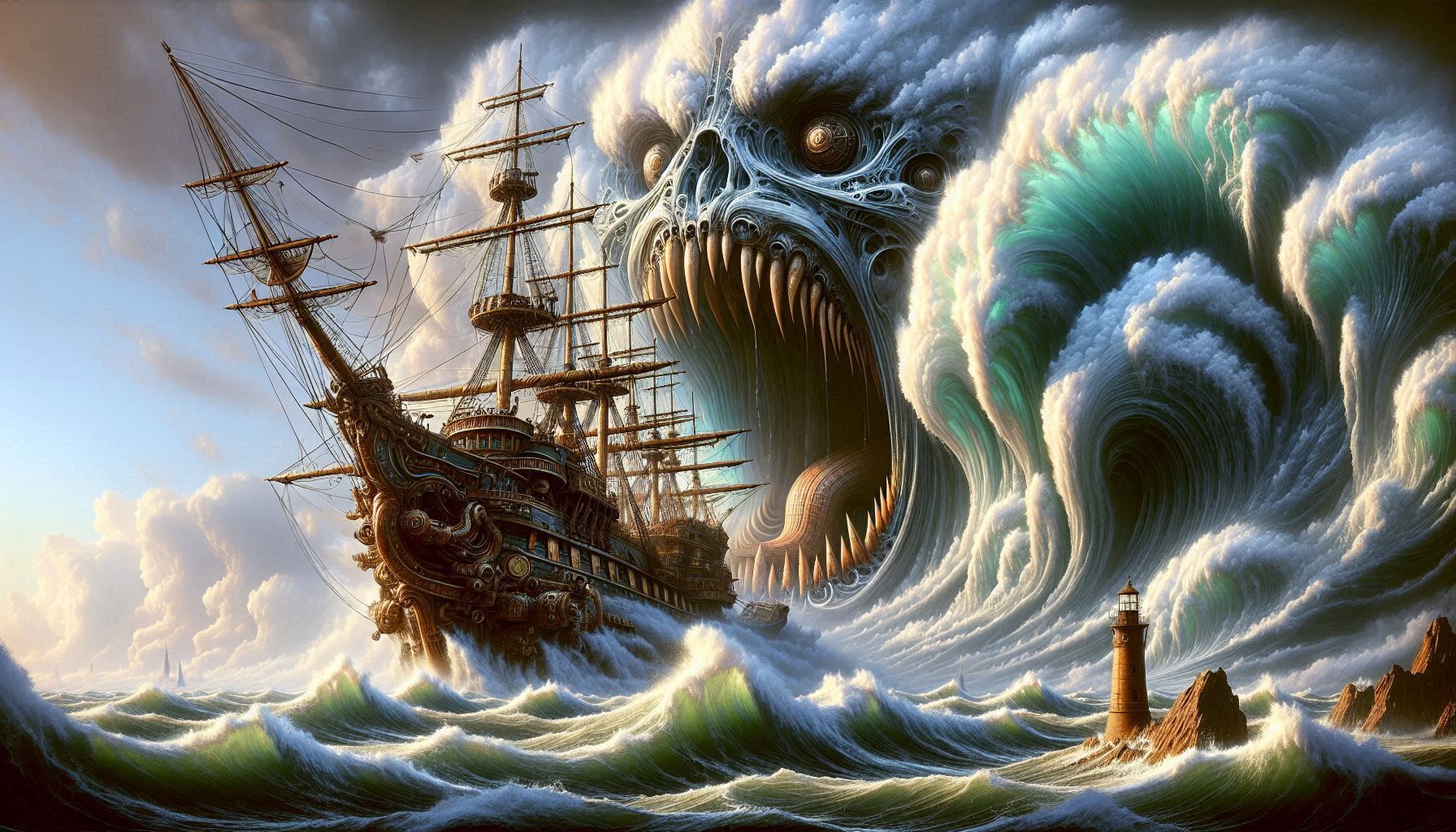Doomed Ship and the Wave Demon