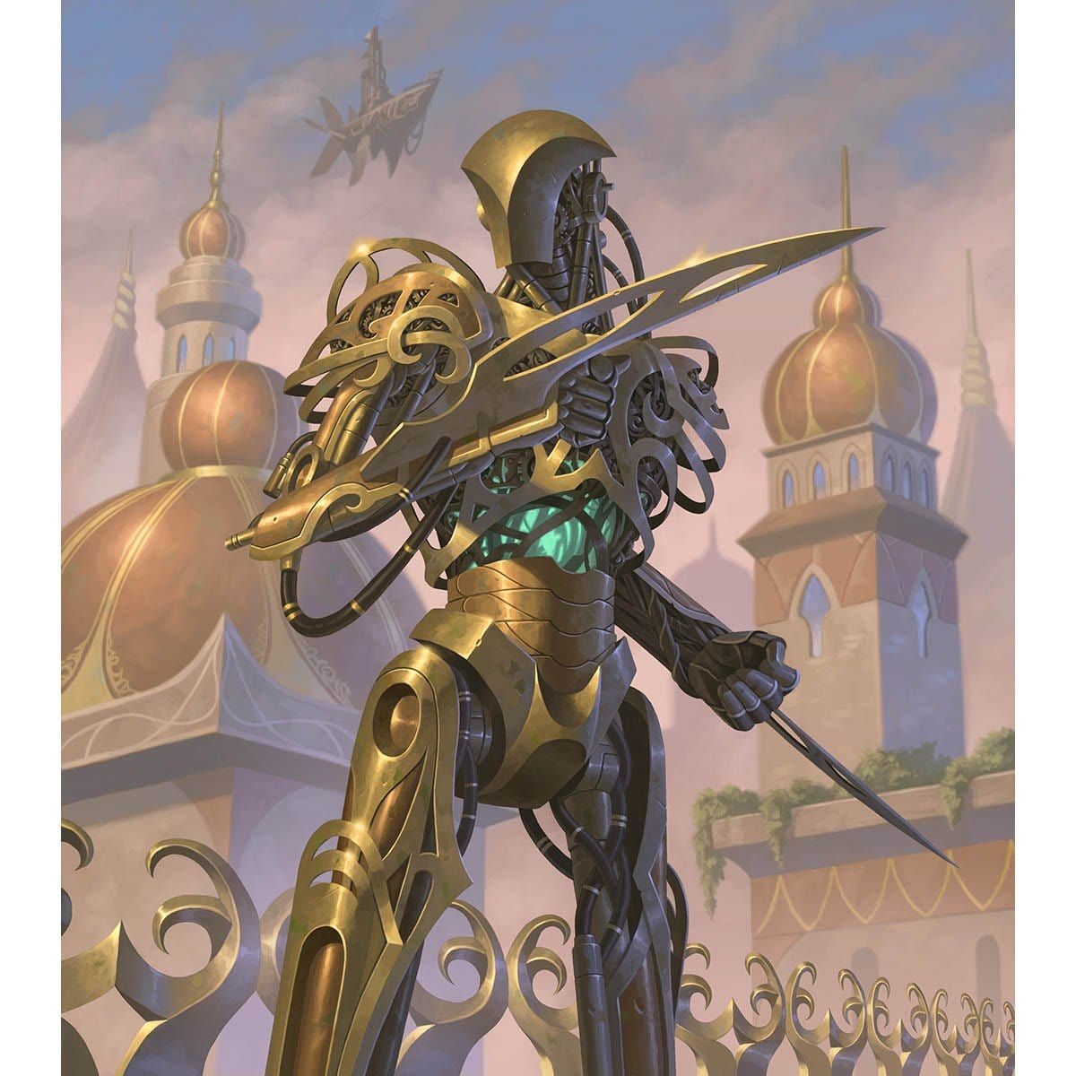 Android whereing fine leather trench coat