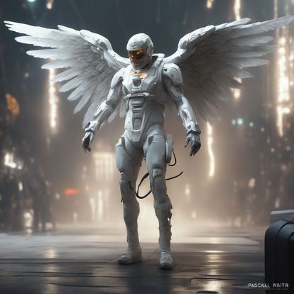 female robot archangel