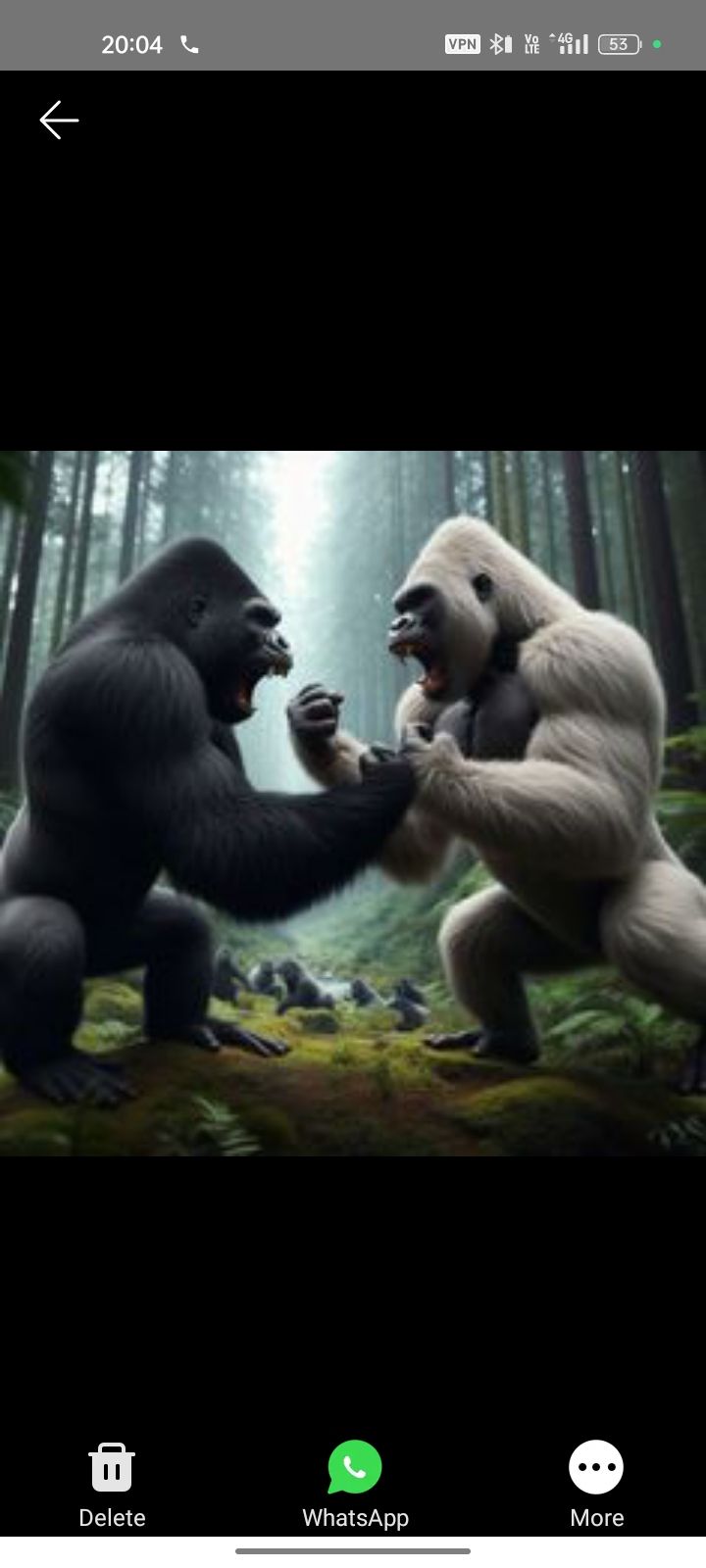 Dragon vs Gorilla demon hybrid