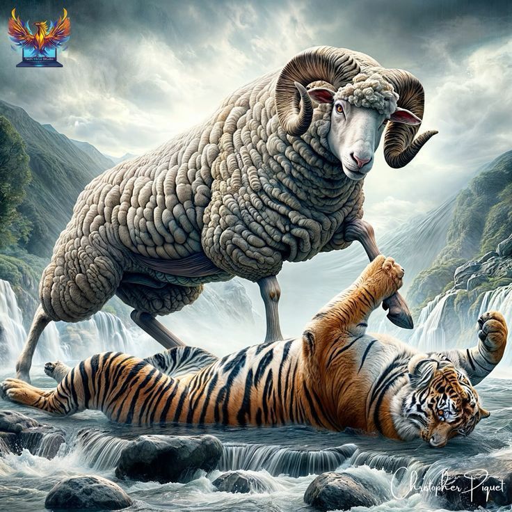 Mysterious creature hybrids tiger Hulk