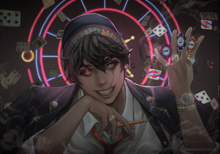 A horrifying vampire