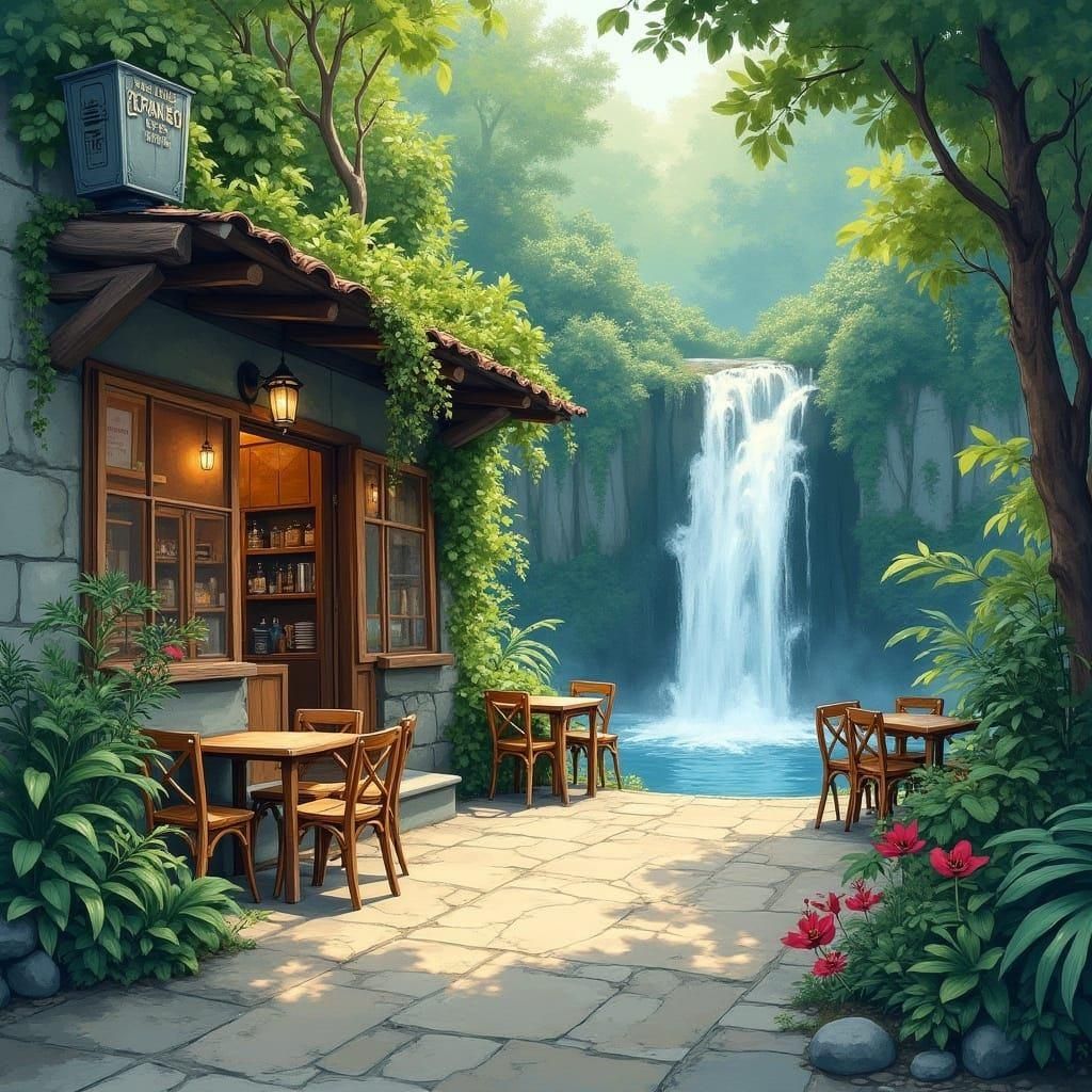 Where I want to be with a cup of coffee and a good book.