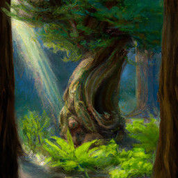 Big Cedar Forest Spirit