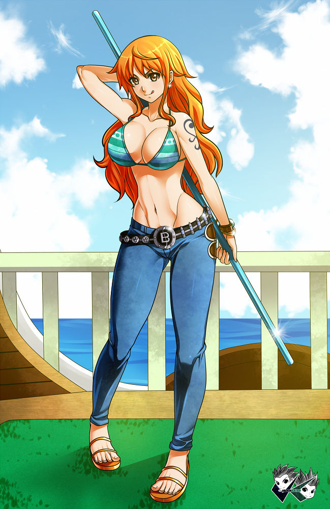 Nami  with her money