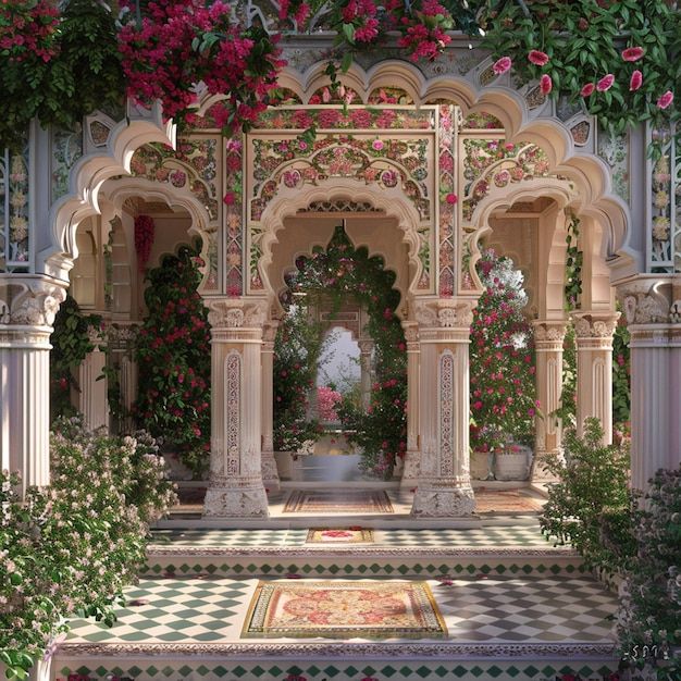 Old architecture and modern life