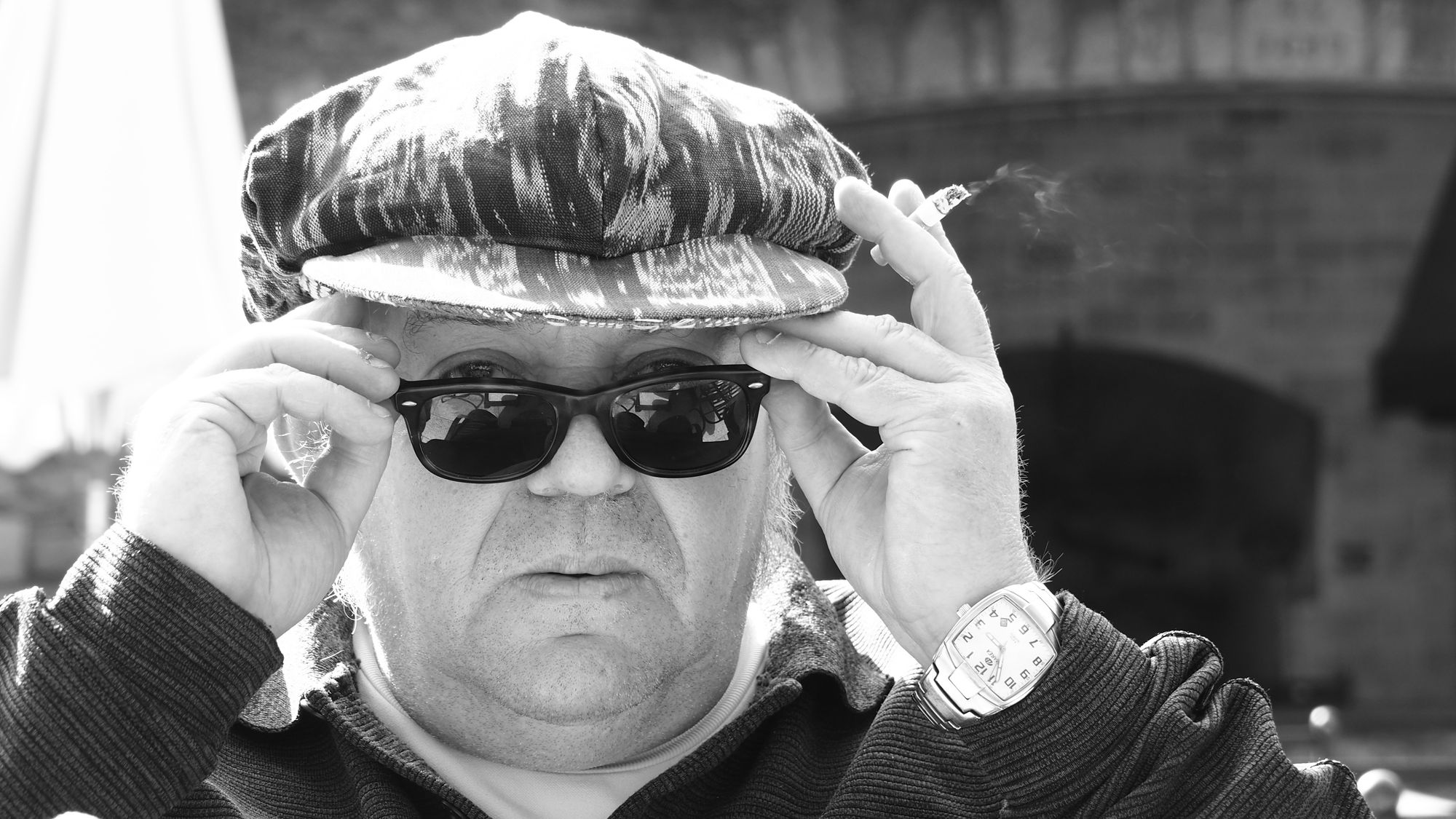 Me with cap, by Picaso
