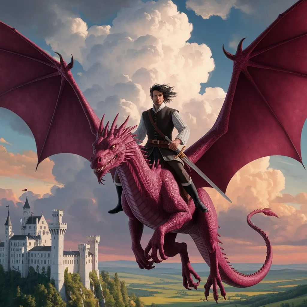 LAMORAK FLIES OVER THE VALLEY