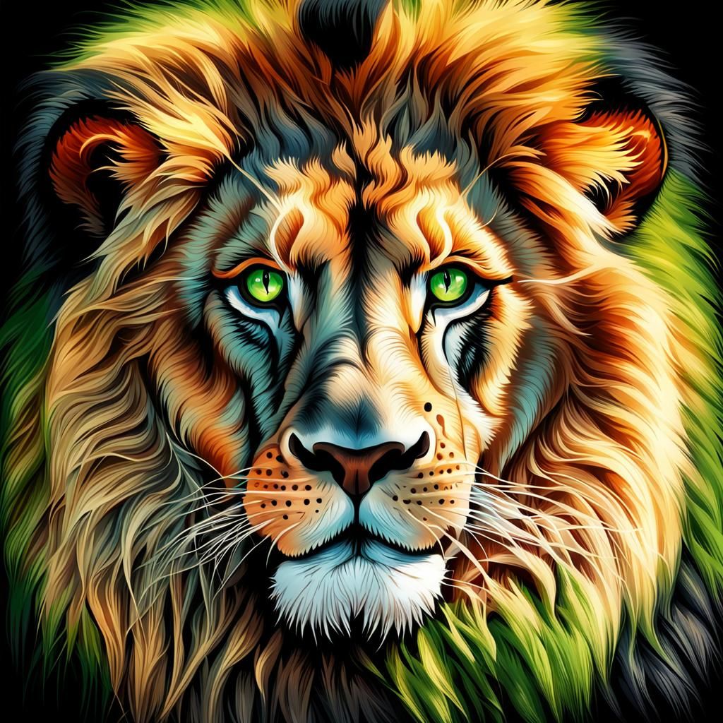 #Subject: Full lion's head.

#Tattoo Design Instructions: Lion's Head Sketch
#Subject:
Full lion's head.
#Colors:
Black and brown only for t...