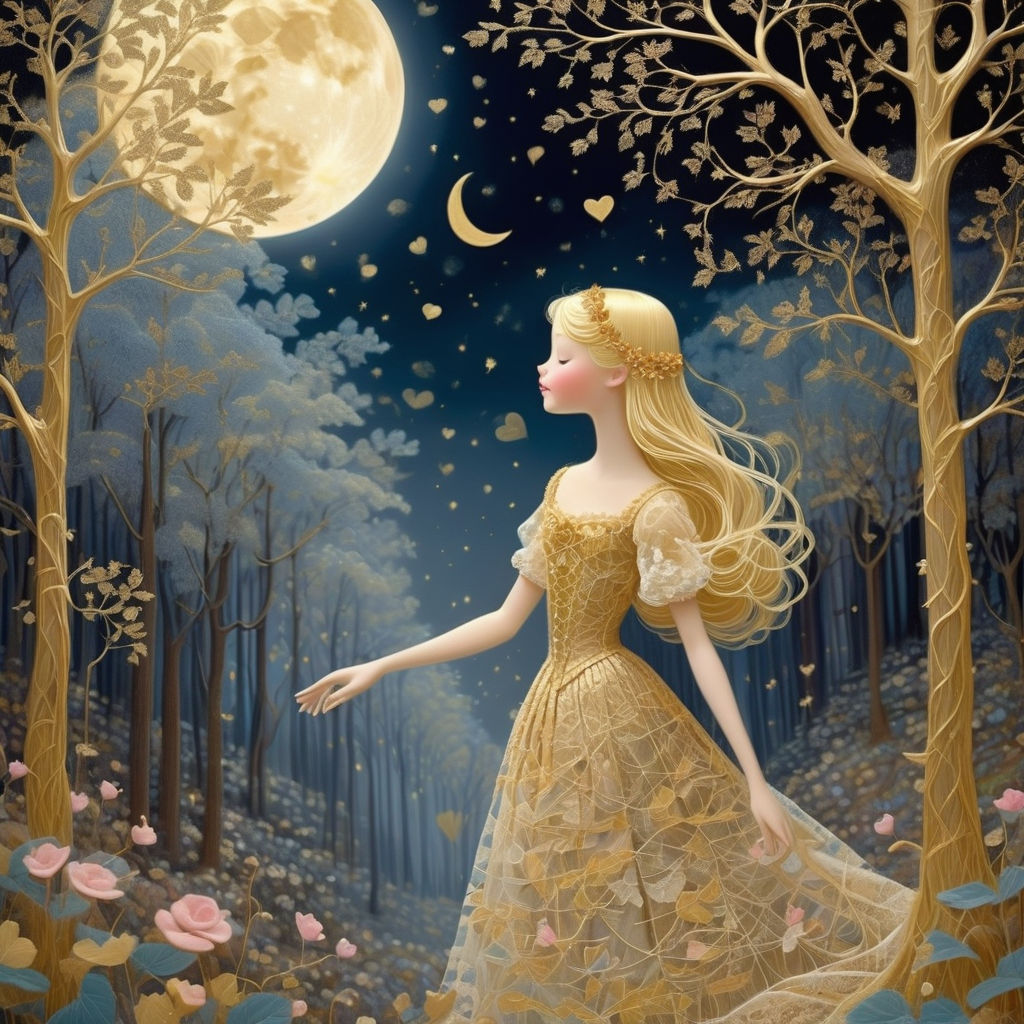 The golden forest By @Chrystal