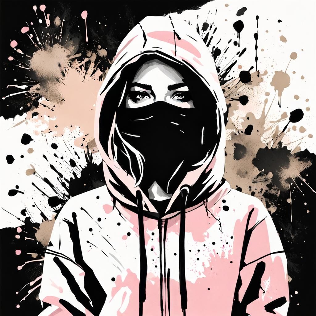 Lilith in a black mask