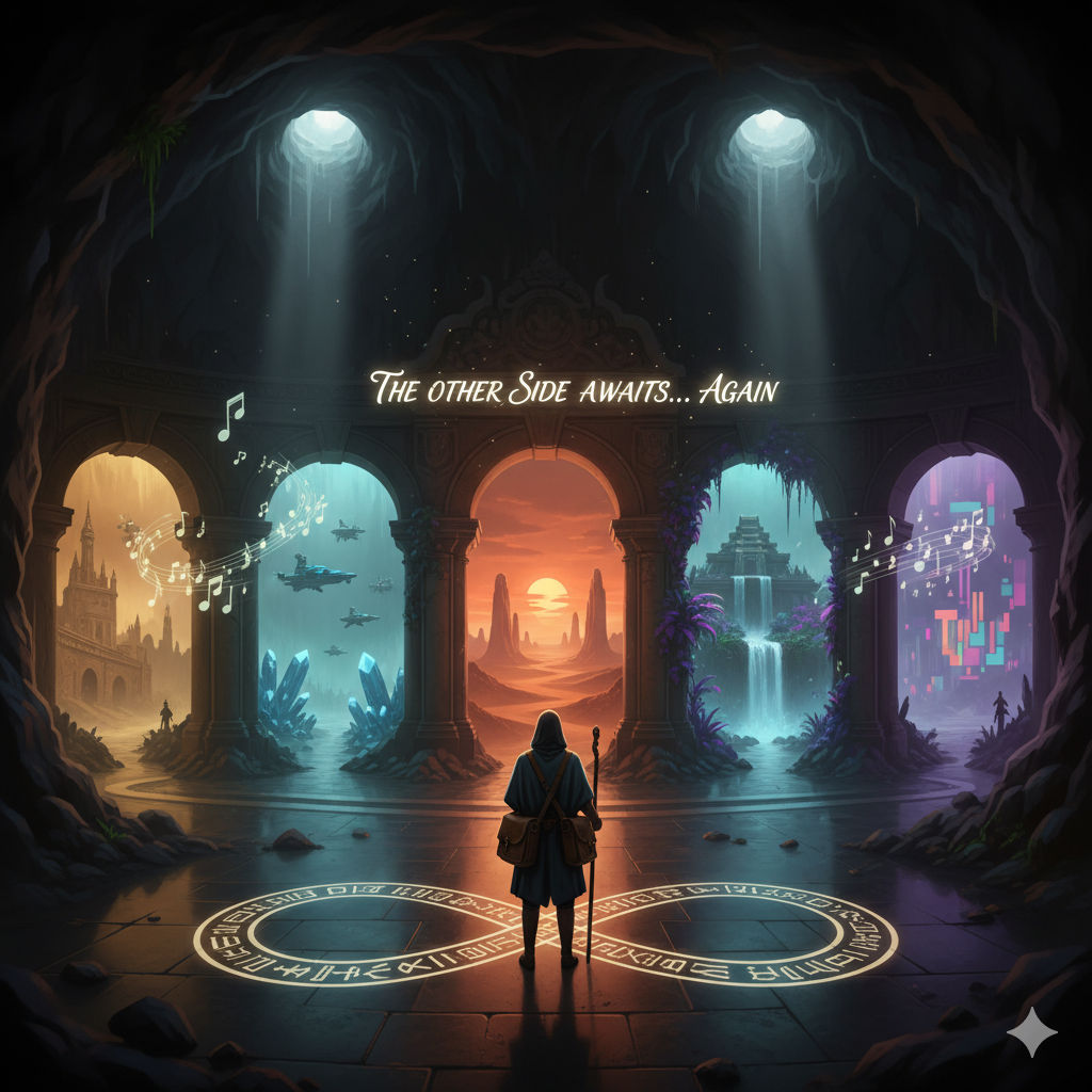 A majestic phoenix with feathers of molten gold and crimson, perched atop a crystal mountain peak, bathed in the ethereal glow of a twin sun...