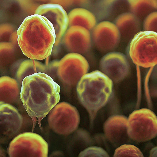 
A microscopic view of a tardigrade, also known as a water bear, a resilient creature that can survive extreme conditions.