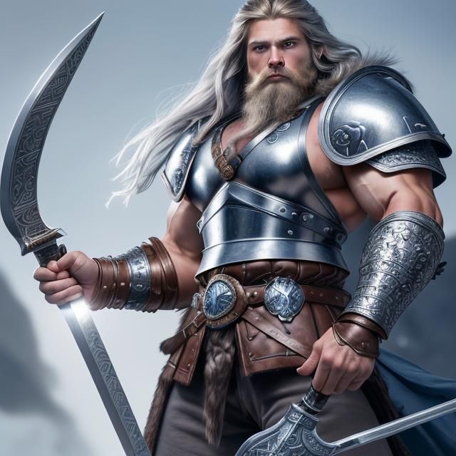 4k high res ultra detailed Luis Royo, Amy Sol style handsome 18 year old, Viking, warrior, king, with long blonde hair, dressed in beautiful...