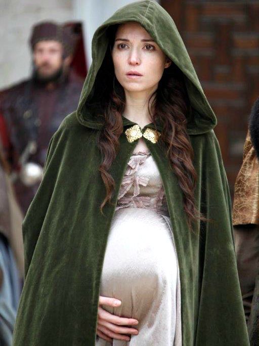 Emma Watson as pregnant Hatice Sultan of the Ottoman Empire 