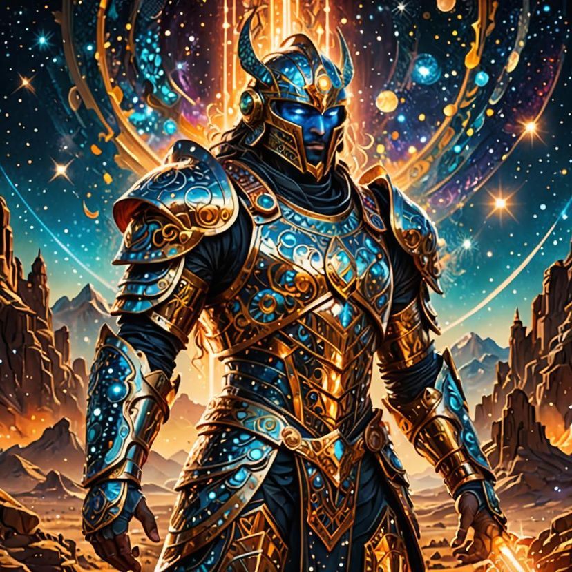 In the heart of a resplendent palace, surrounded by lush palm trees and crystal-clear waters within an enchanted oasis, a majestic harem ga...