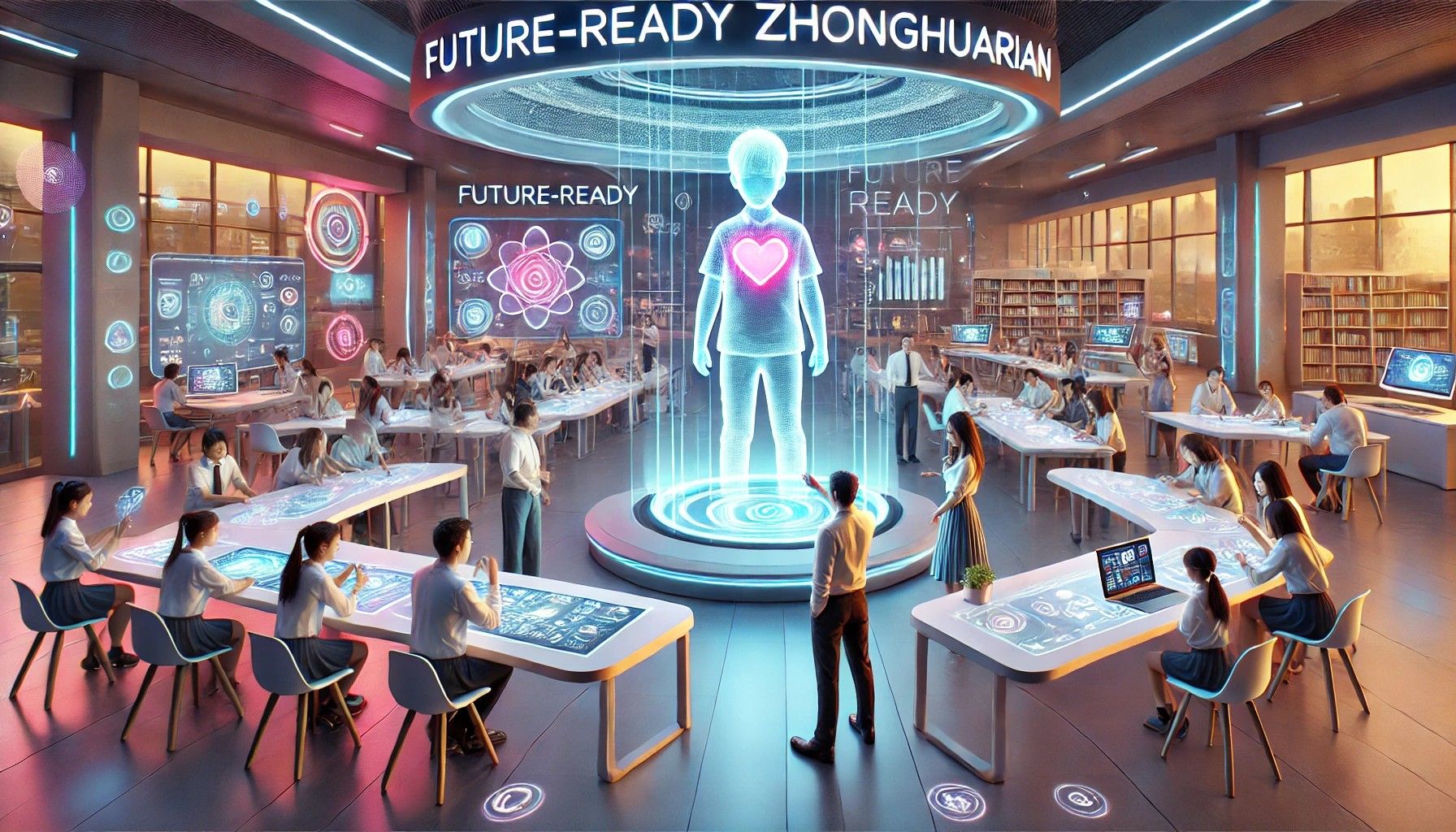 Futuristic design of classroom