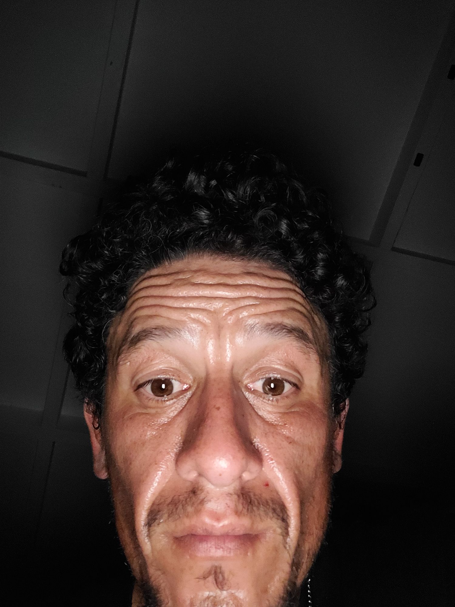 Pained torment of a imperfect fool thats realised hes squandered all if his chances. 
Pondering hownto move forward or whether to end it all